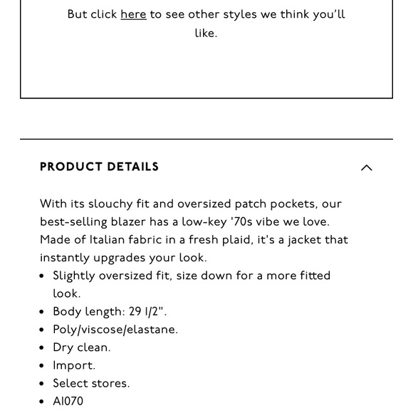 Madewell Dorset Blazer in Cosley Plaid - Picture 6 of 8